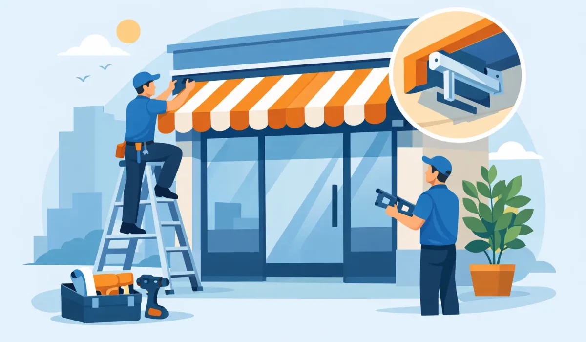 Awning Installation for Storefronts That Last