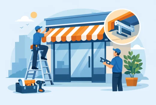 Awning Installation for Storefronts That Last