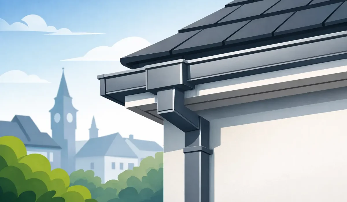 European Style Square Seamless Eavestroughs
