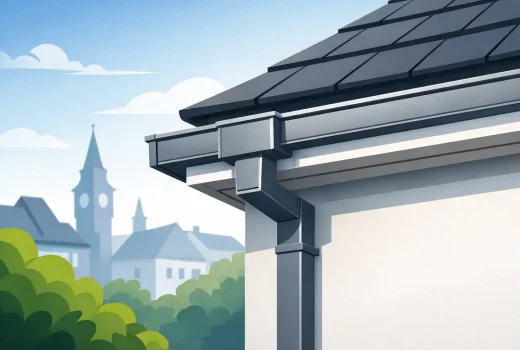 European Style Square Seamless Eavestroughs