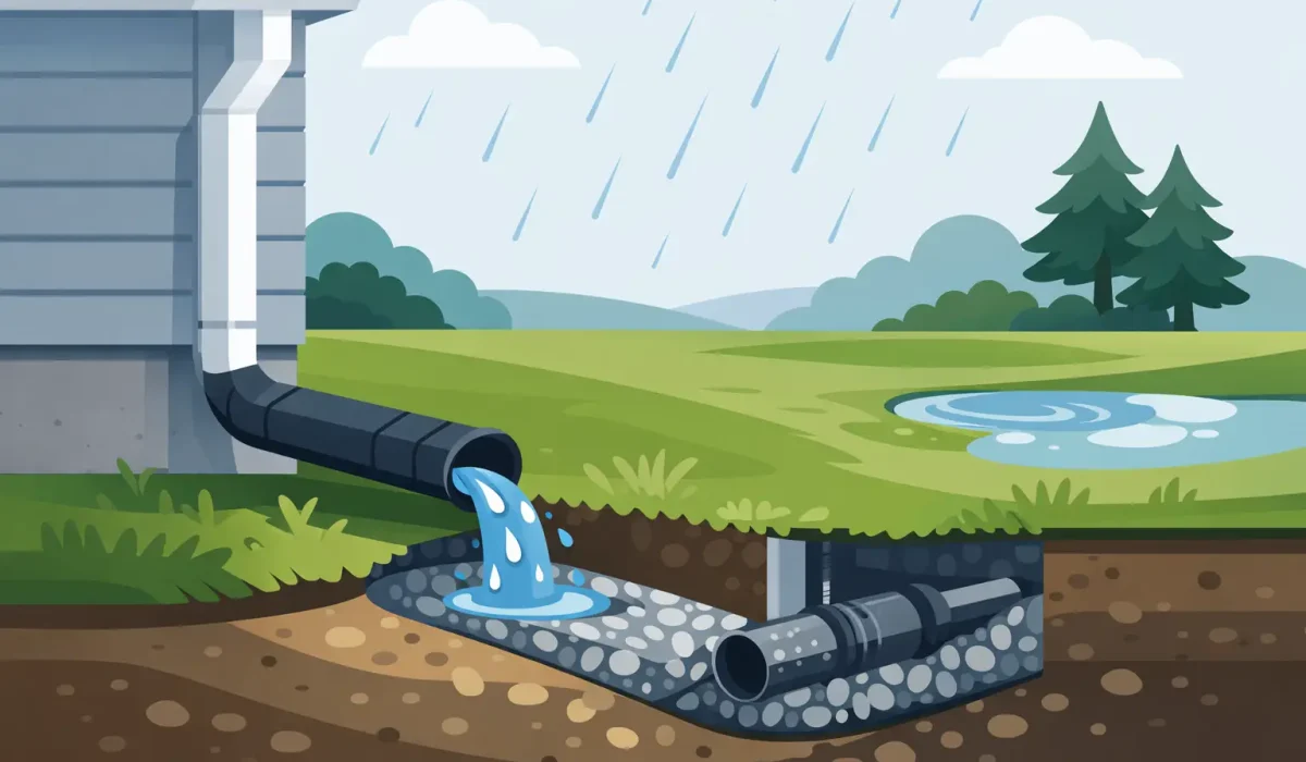 Foundation Drainage Downspout Extensions That Work