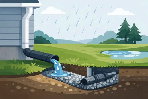Foundation Drainage Downspout Extensions That Work